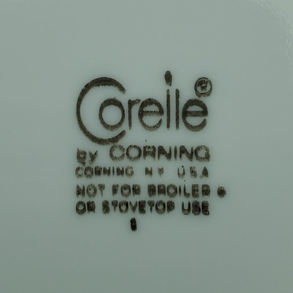 Corelle Woodland Brown Platter Corning Brown Flower Trim Serving Dish - Picture 5 of 5